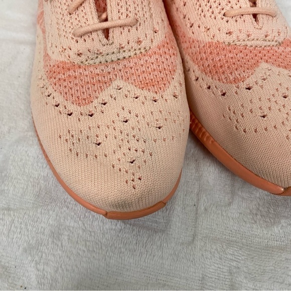 COLE HAAN Grand.OS Wingtip Oxford Stitchlite Misty Rose Peach Size 8B - Picture 7 of 10
